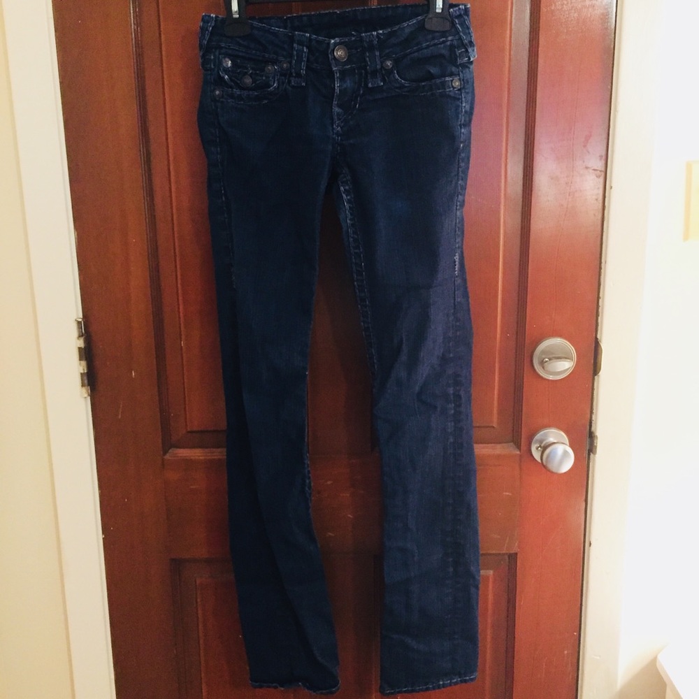 True Religion Billy Super T Straight Leg Jeans - Picture 3 of 3
